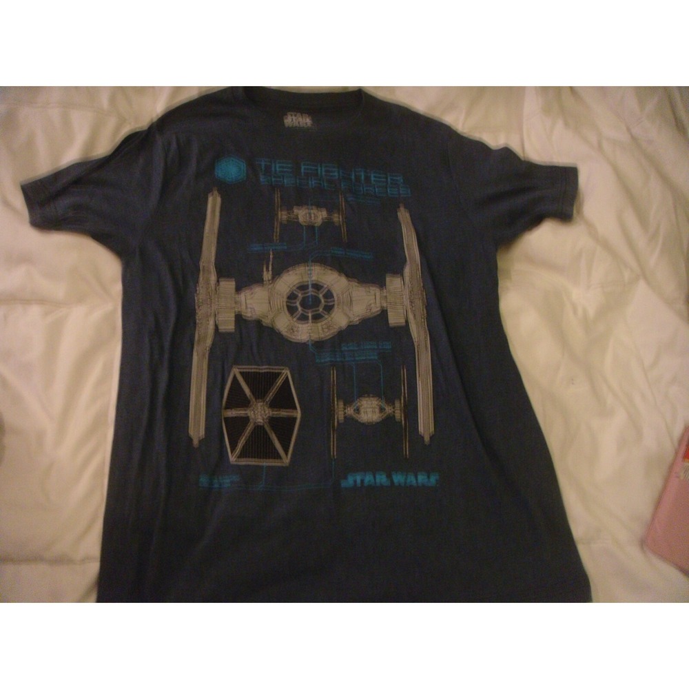 Star Wars V fifth sun blue T-shirt Adult S The fighter special forces